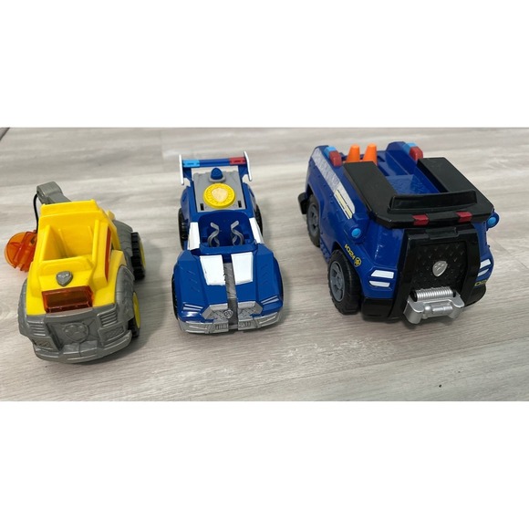 Paw Patrol Other - Paw Patrol Chase Marshall Rocky Vehicles Toys Lot Set